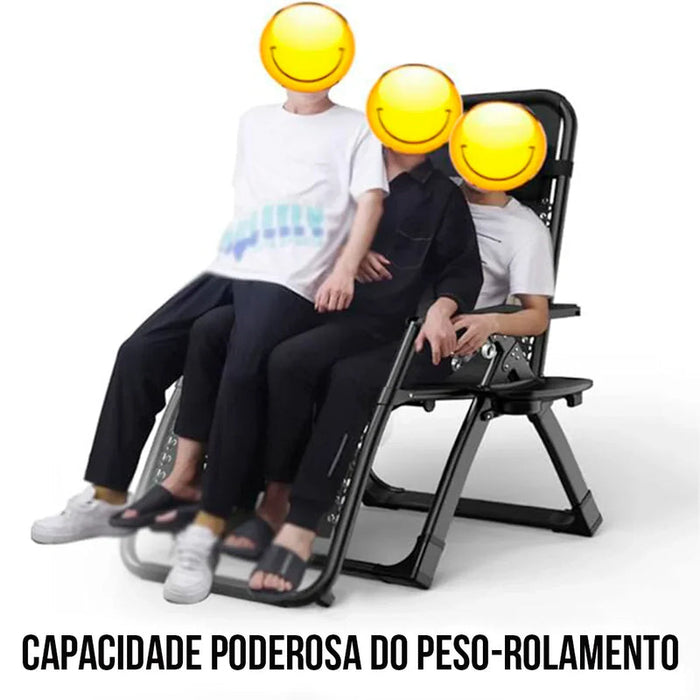[Leve 2 Pague 1] Cadeira Conforto Máximo de Fibra + BRINDE: 1 Mesa de Inox